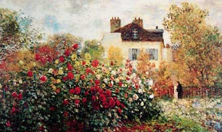 Monet - The Artist's Garden at Argenteuil