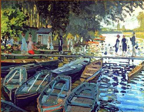 Monet - Bathers at La Grenouiller