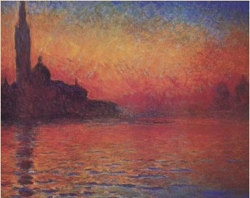 Monet - Dusk, 1908